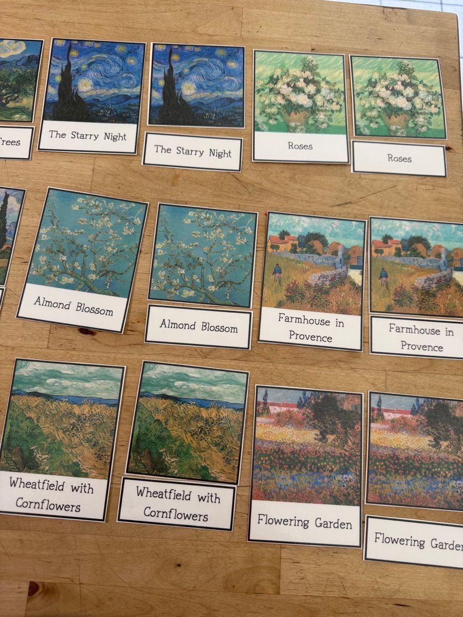 How to Introduce Fine Art to Young Children with Montessori Cards