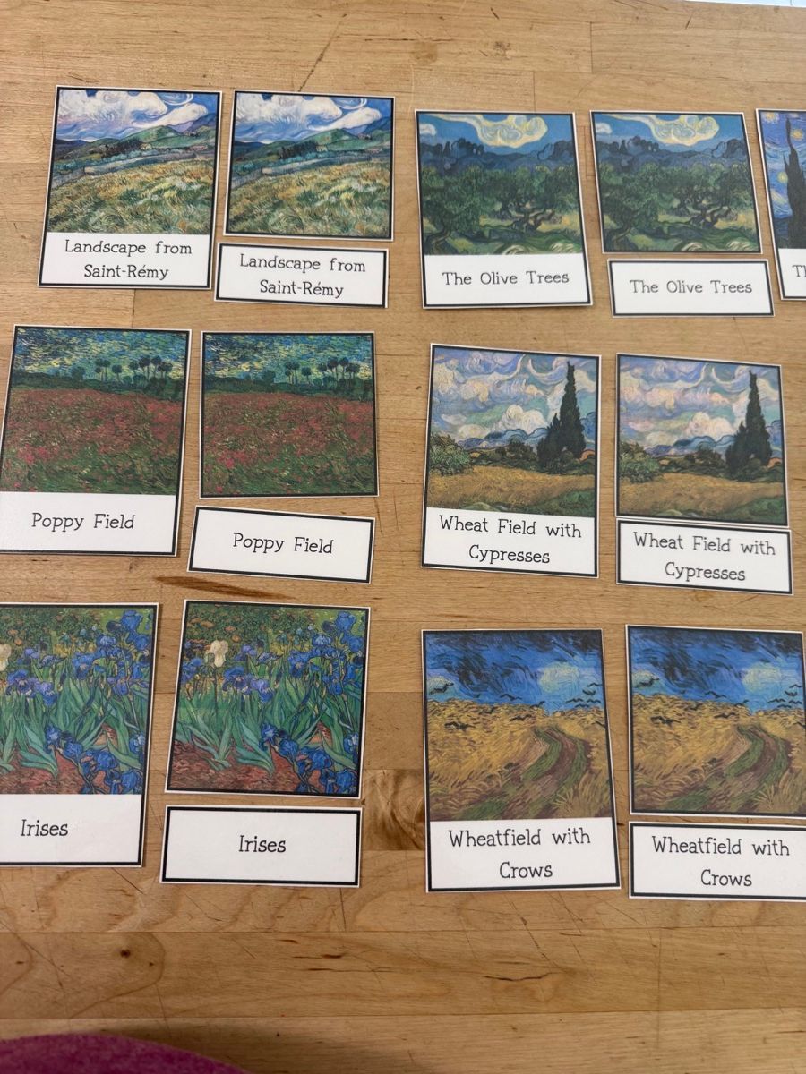 Van Gogh Three Part Cards photo 3