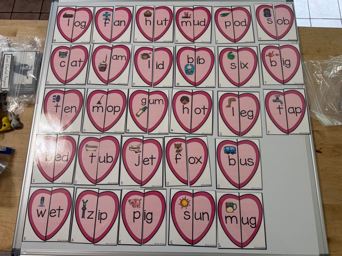 Valentine's Day Word Building