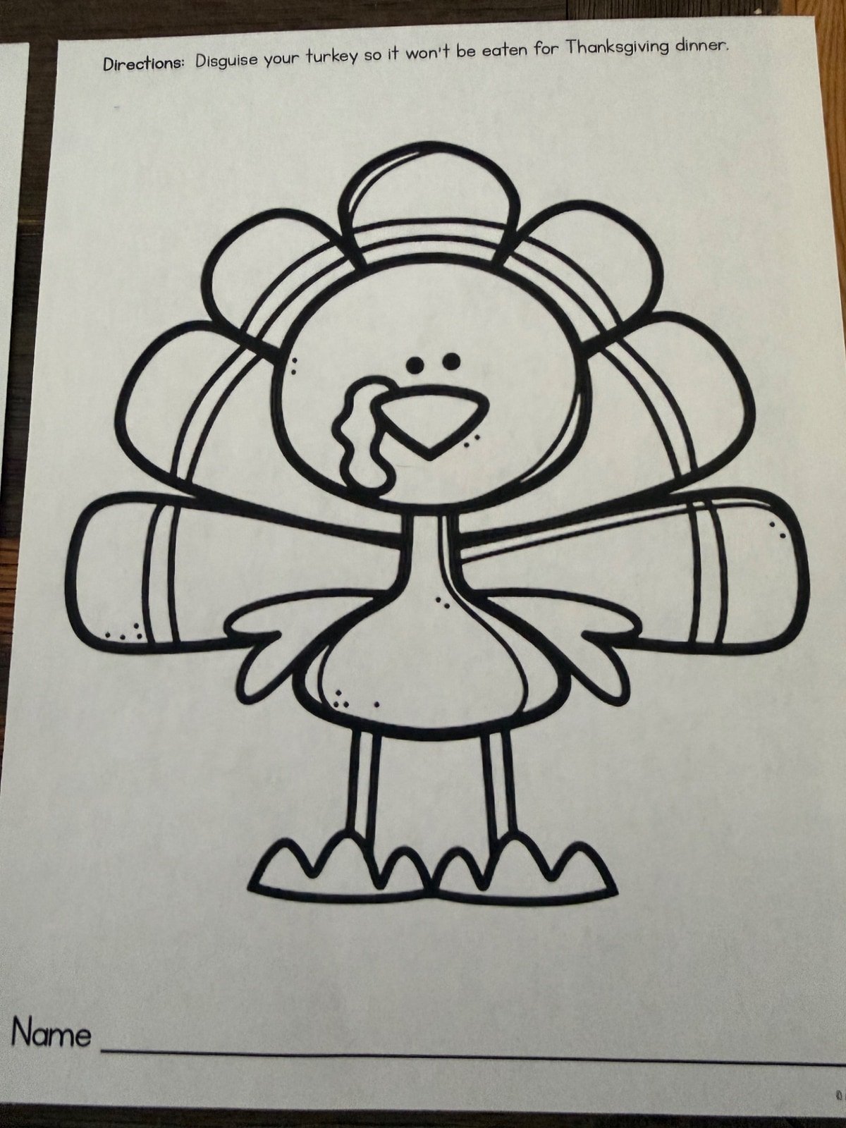 Disguise A Turkey: A Thanksgiving Take-Home Project