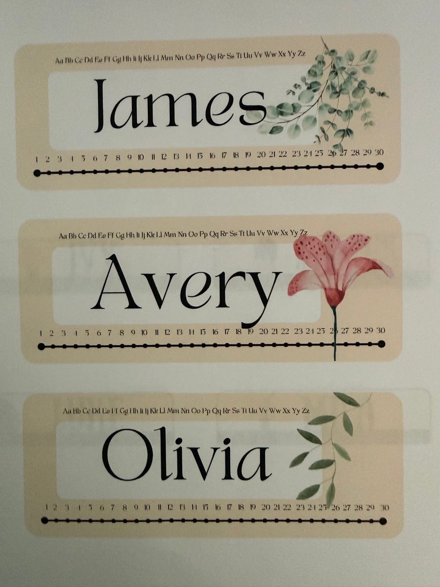 Custom Desk Name Tags