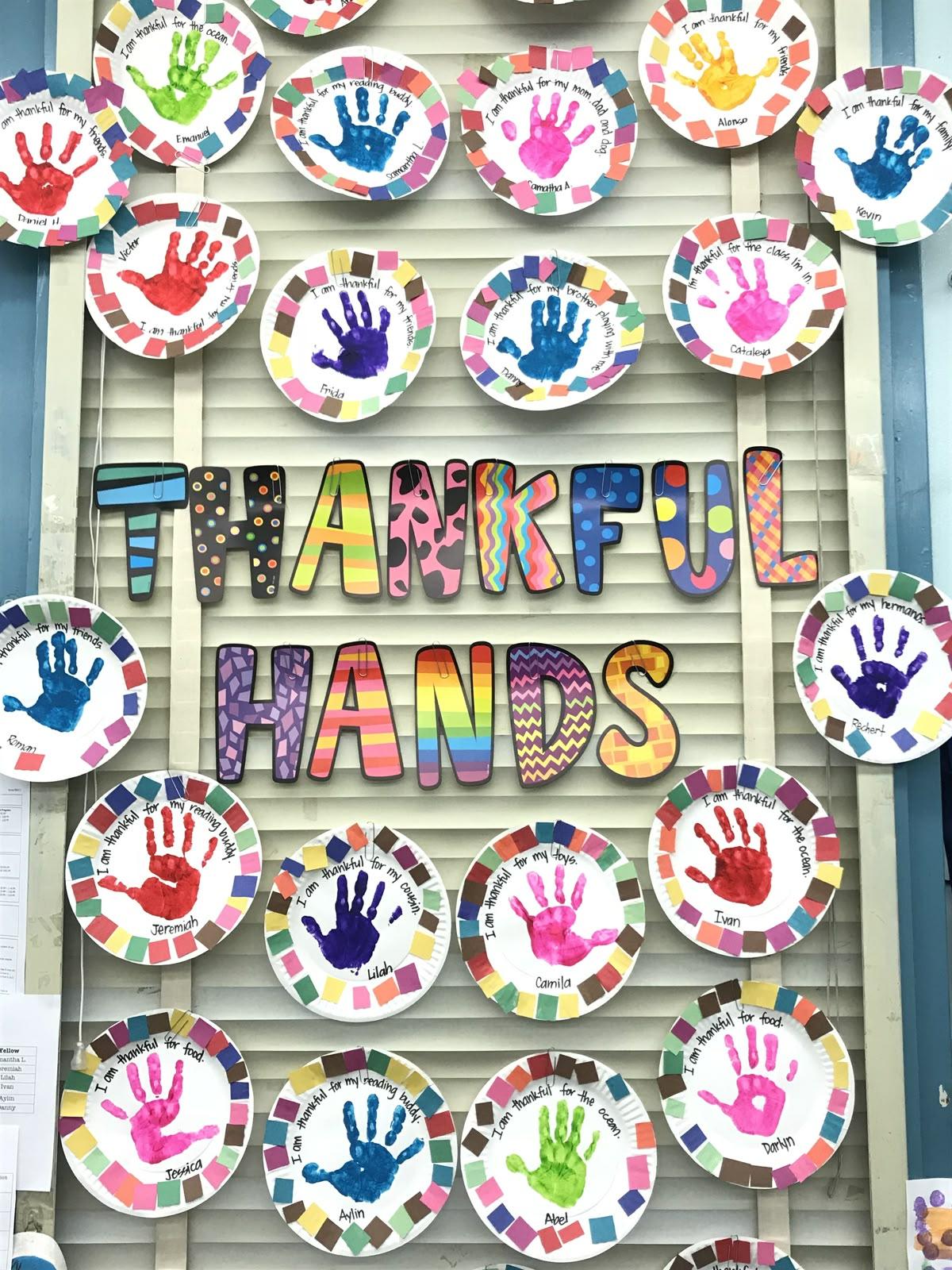 Thankful Hands: A Thanksgiving Handprint Art Project