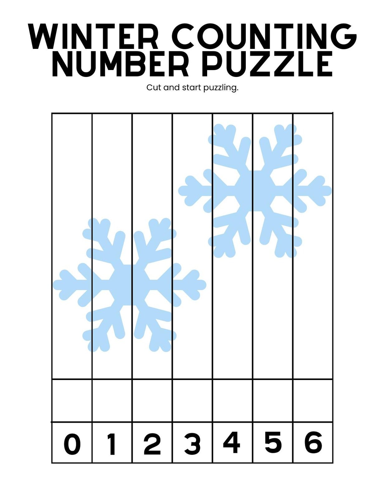 Winter Counting Number Puzzle